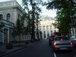 Вид здания Верховной рады с улицы Шелковичной Верховная Рада 