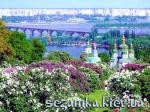 Вид со стороны "Ботанического сада" Дарницкий железнодорожный мост  Достопримечательности Киева - Мосты, путепроводы  (29)