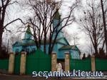 Вид с площадки перед храмом Свято-Макаровская церковь  Достопримечательности Киева - Культовые сооружения  (178)