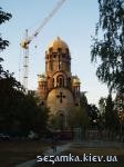 Вид с парка - 2 Свято Ольгинская церковь УПЦ МП  Достопримечательности Киева - Культовые сооружения  (178)