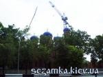 Уже появились купола Свято-Благовещенский собор УПЦ МП  Достопримечательности Киева - Культовые сооружения  (178)