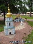 Михайловский Златоверхий монастырь Табличка с описанием Парк "Киев в миниатюре"