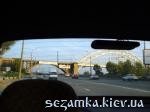 Вид моста из автомобиля Дарницкий железнодорожный мост  Достопримечательности Киева - Мосты, путепроводы  (29)