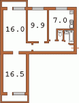 Планировка трехкомнатной квартиры тип 4  Продам 3-ех комнатную квартиру Оболонь Малиновского улица
