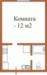 1 - комнатная реконструированного общежития