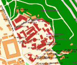 Карта Вид лавры со склона ночью Киево-Печерская лавра УПЦ МП