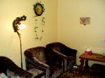 Комната (наполльный светильник, часы, картина, два кресла) посуточно киев позняки