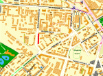Месторасположение дома (карта) Двухкомнатная квартира , Шевченковский, ул  Довнар-Запольского 4,