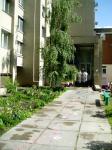 Общий вид дома (подъезд и алея) посуточно однокомнатные квартиры в Киеве