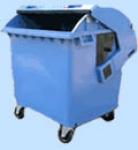 Контейнер мусорный 1,1 м3 пластиковый - контейнер для мусора пластиковый  Контейнер для мусора, мусорные баки купить киев
