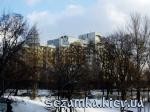 Вид со стороны Дворца Спорта Гостиница Президент Готель 
Гостиницы и отели Киева, Украины  