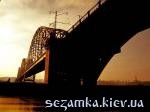 Вид до строительства второй ветки моста Дарницкий железнодорожный мост  Достопримечательности Киева - Мосты, путепроводы  (29)