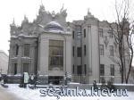 Зимний вид боковой стороны здания "Дом с Химерами"  Достопримечательности Киева - Архитектурные сооружения  (44)