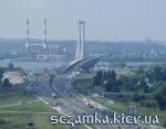 Вид моста с "пивденной брамы" Южный мост  Достопримечательности Киева - Мосты, путепроводы  (29)