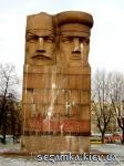 Общий вид памятника Чекистам  Достопримечательности Киева - Памятники, барельефы  (194)