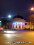 Вид ночного монастыря под новый 2008 год по старому стилю Свято-Введенский мужской монастырь  Достопримечательности Киева - Культовые сооружения  (178)