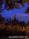 Ночной вид с алеи монастыря Покровский женский монастырь  Достопримечательности Киева - Культовые сооружения  (178)