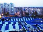 Вид с крыши 16-этажного дома Христианская церковь "Путь жизни"  Достопримечательности Киева - Культовые сооружения  (178)