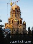 Вид от АТС Свято Ольгинская церковь УПЦ МП  Достопримечательности Киева - Культовые сооружения  (178)