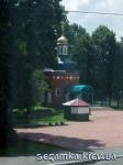 Вид со здания напротив Храм в Бородянке  Достопримечательности Украины - Культовые сооружения  (123)