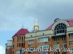Увеличенная часть, которую видно с проспекта Храм на крыше  Достопримечательности Киева - Культовые сооружения  (178)