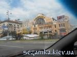 Вид с авто выезжая от Бессарабского квартала Бессарабский рынок  Достопримечательности Киева - Архитектурные сооружения  (44)