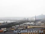 Вид моста с дома Шумского 5 Дарницкий железнодорожный мост  Достопримечательности Киева - Мосты, путепроводы  (29)