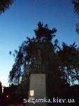 На фоне дерева Захистникам кордонів вітчизни  Достопримечательности Киева - Памятники, барельефы  (194)