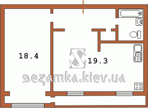 Планировка двухкомнатной квартиры тип 2 (перепланирована) Планировка двухкомнатной квартиры тип 2 (перепланирована) чешка с эркером 12У