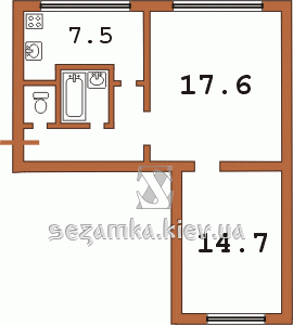 Планировка двухкомнатной квартиры тип 3 Планировка двухкомнатной квартиры тип 3 Кирпичная девятиэтажная хрущевка