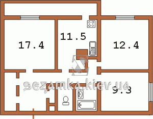 планировка трехкомнатной квартиры планировка трехкомнатной квартиры Серия №16